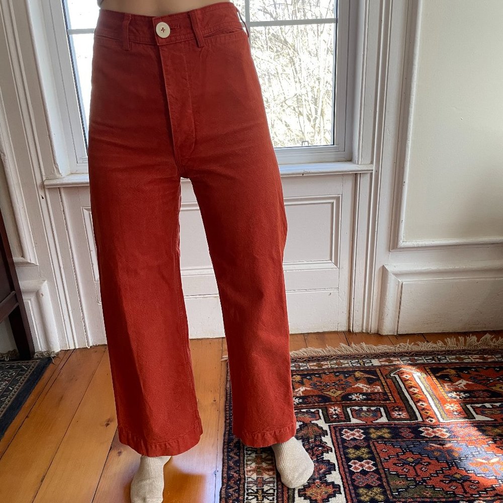 Jesse Kamm Sailor Pants, Iron Oxide, Size 2